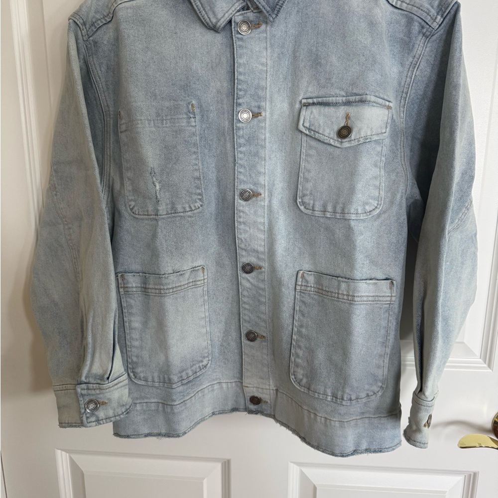 LNDN Light Blue Oversized Denim Jacket